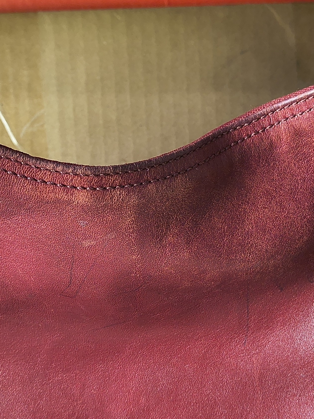 Vintage Coach Red Legacy West Hobo Bag 9823 - Picture 2 of 11